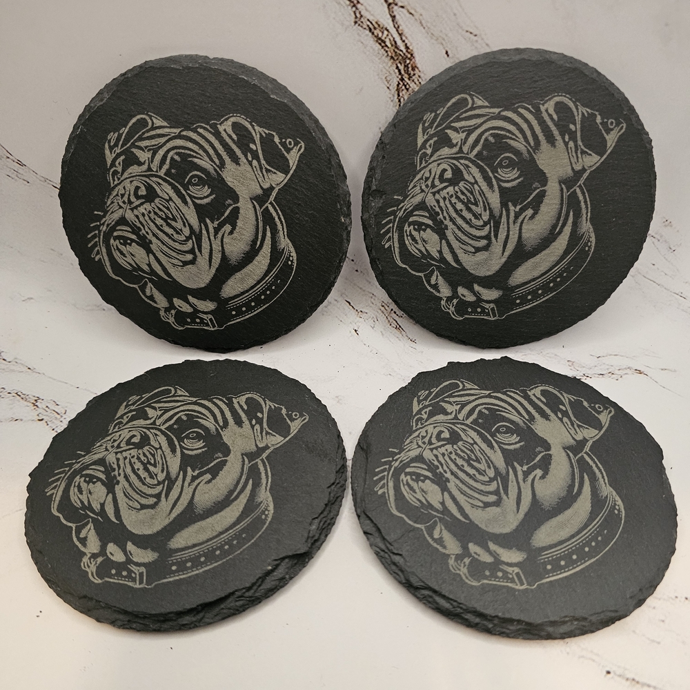 Hand Crafted Black Pug Decor Accents